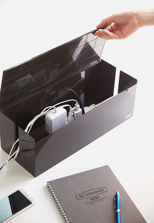 Yamazaki - Web cable box - black