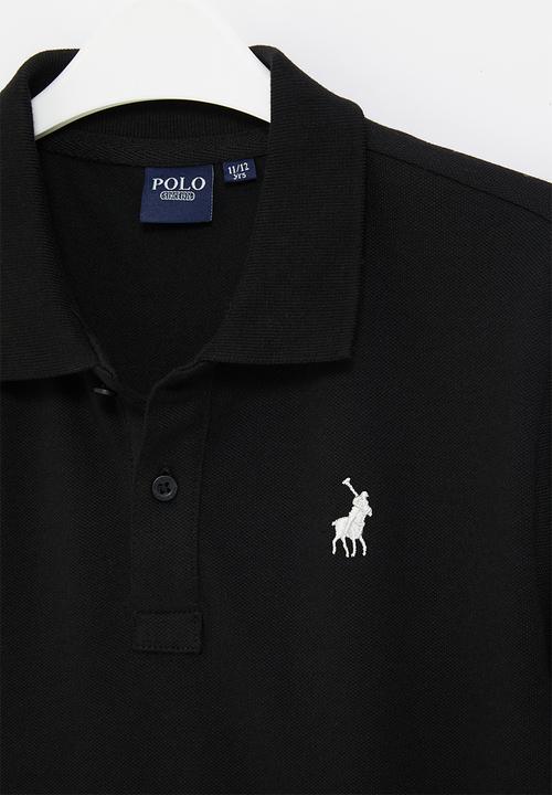 POLO - Boys classic short sleeve golfer - black