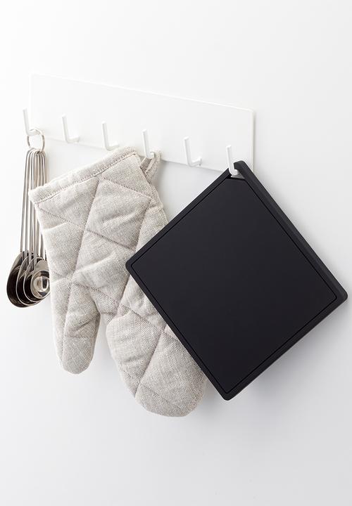 Yamazaki - Tower silicone pot mat - black