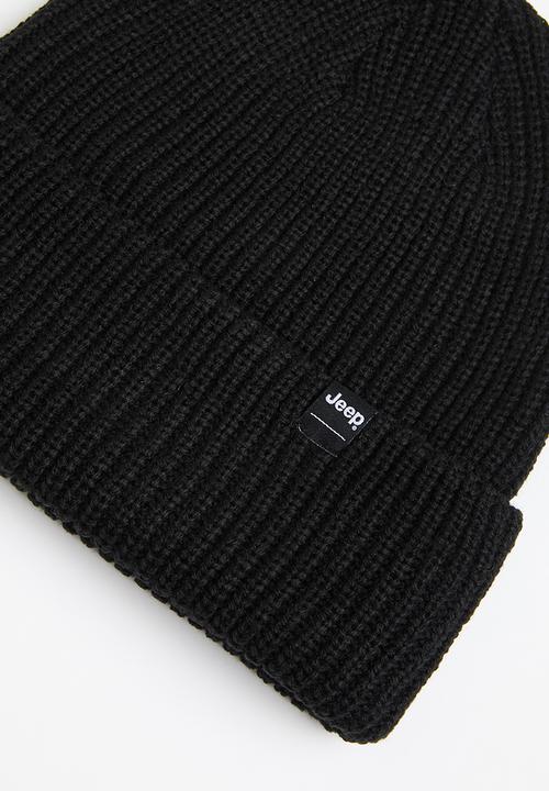 JEEP - Dock worker beanie - black