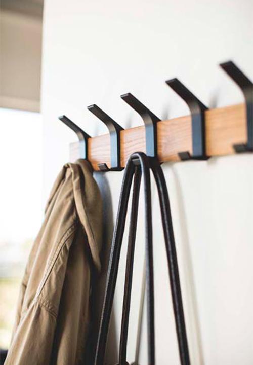 Yamazaki - Rin wall coat rack - black