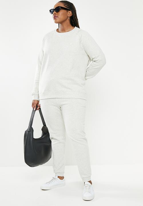 POLO - Plus wmn raglan track top - stone