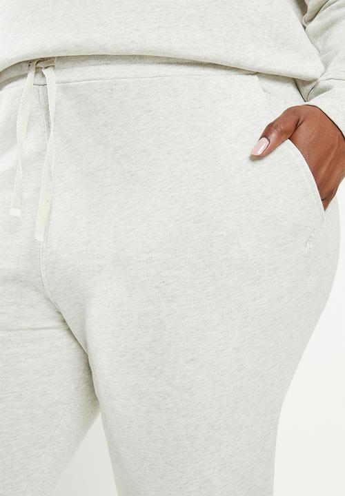 POLO - Plus wmn track pants - stone