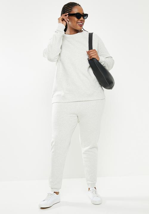 POLO - Plus wmn track pants - stone