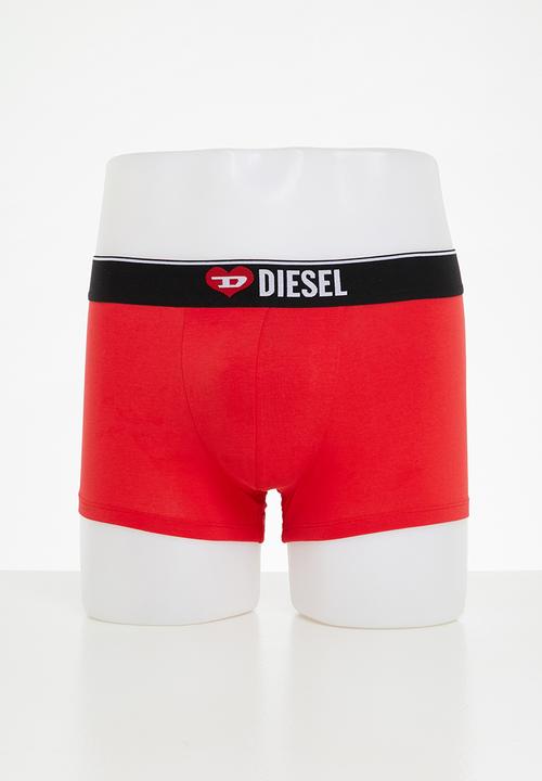 Diesel  - Umbx-damien three pack boxers - red/grey/black