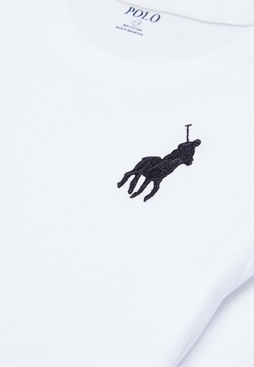 POLO - Boys classic tee - white