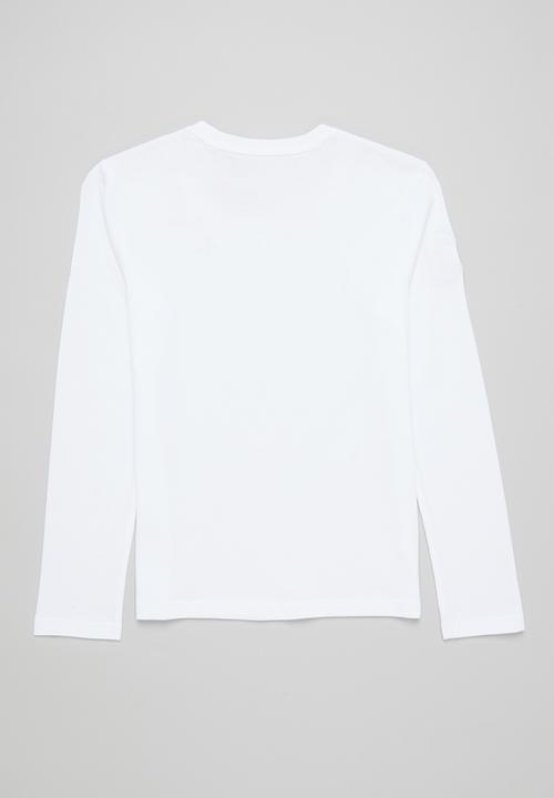 POLO - Boys classic tee - white