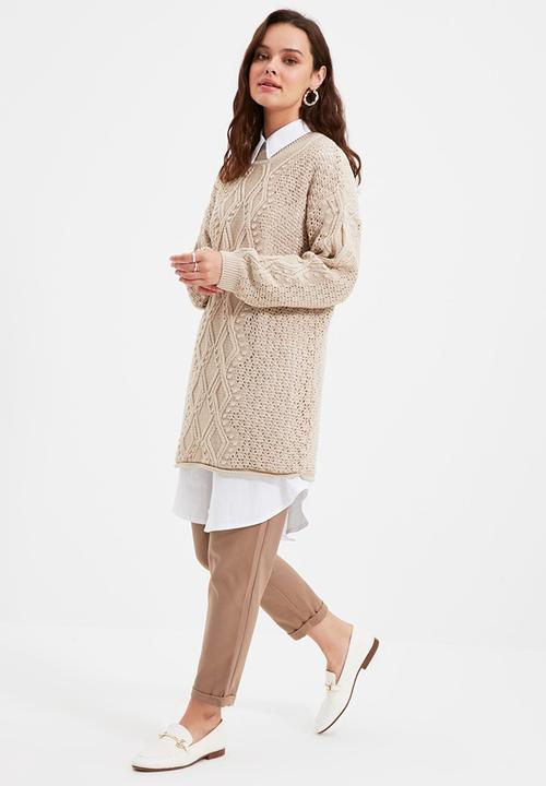 Trendyol - Knitwear sweater - mink