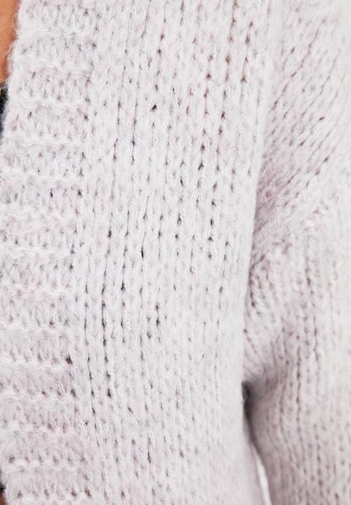 Trendyol - Pocket detailed knit cardigan - grey