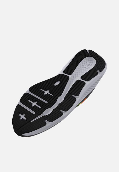 Under Armour - Ua charged pursuit 3 - jet gray, black & blaze orange