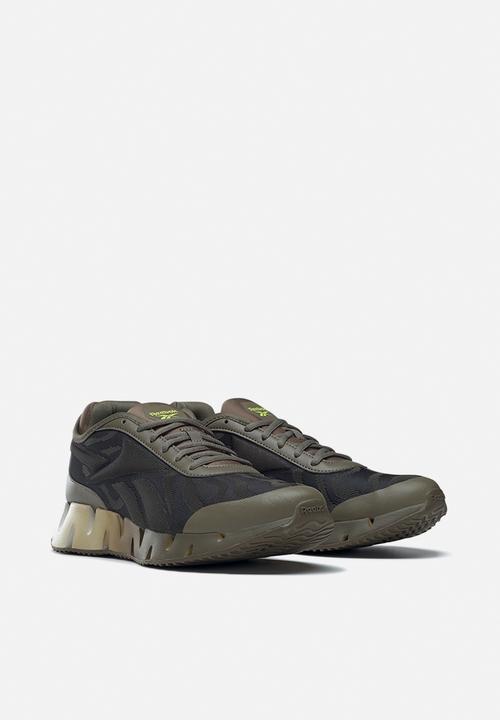 Reebok - Zig dynamica 3 - army green/core black/acid yellow