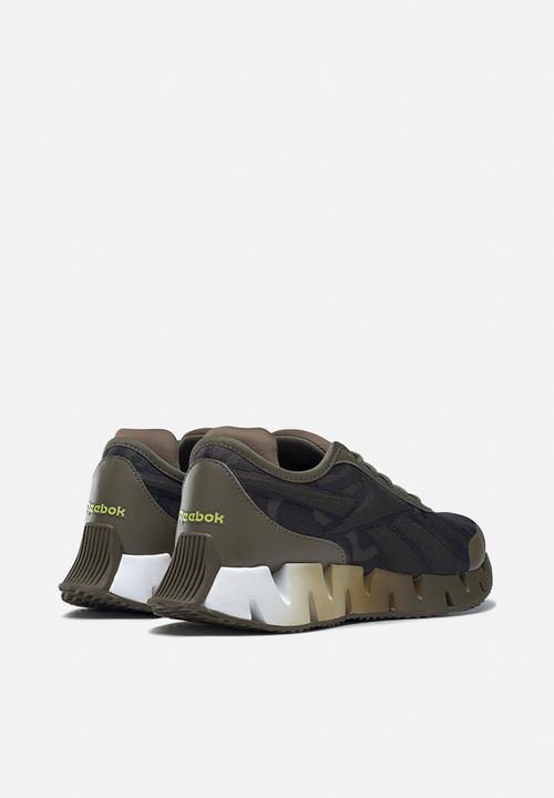 Reebok - Zig dynamica 3 - army green/core black/acid yellow