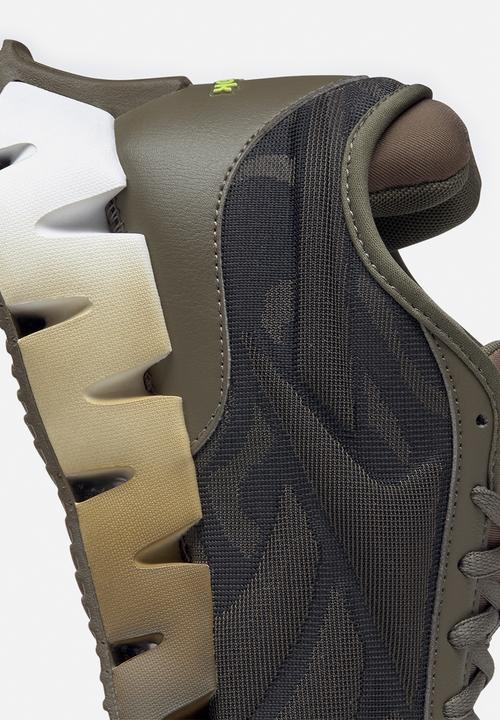 Reebok - Zig dynamica 3 - army green/core black/acid yellow