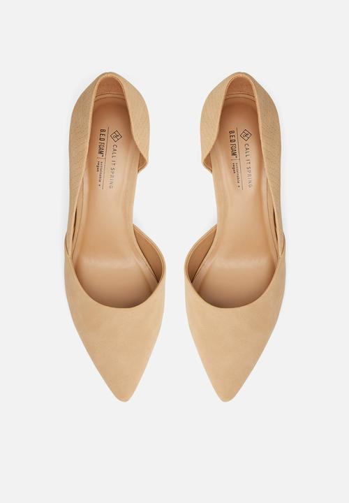 Call It Spring - Ariaa heel - bone
