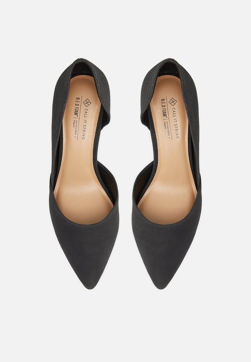 Call It Spring - Ariaa heel - black