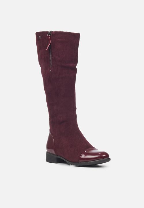 Butterfly Feet - Huda 5 riding boot - burgundy