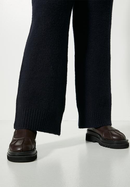 Superbalist - Knitwear wide leg pant - navy