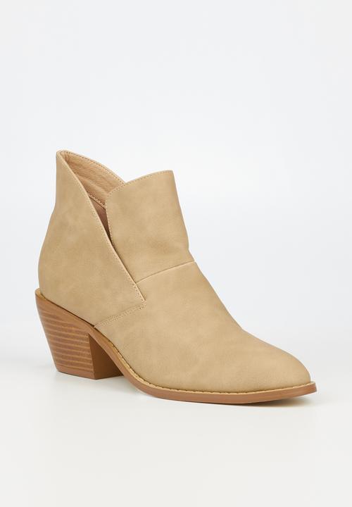 Butterfly Feet - Saddle 3 ankle boot - taupe