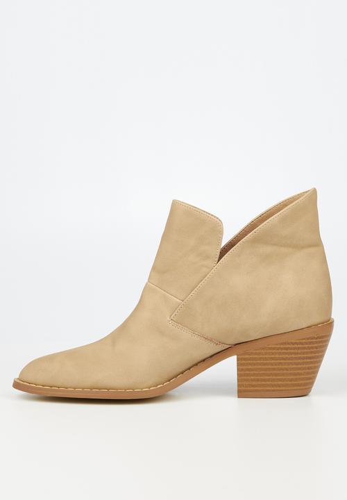 Butterfly Feet - Saddle 3 ankle boot - taupe