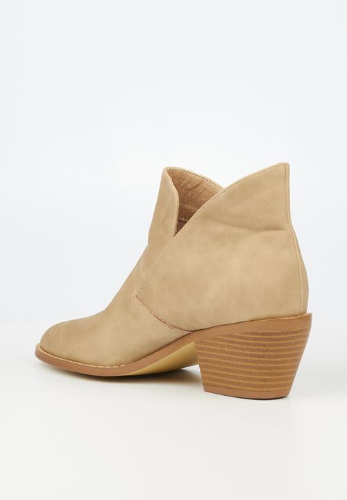 Butterfly Feet - Saddle 3 ankle boot - taupe