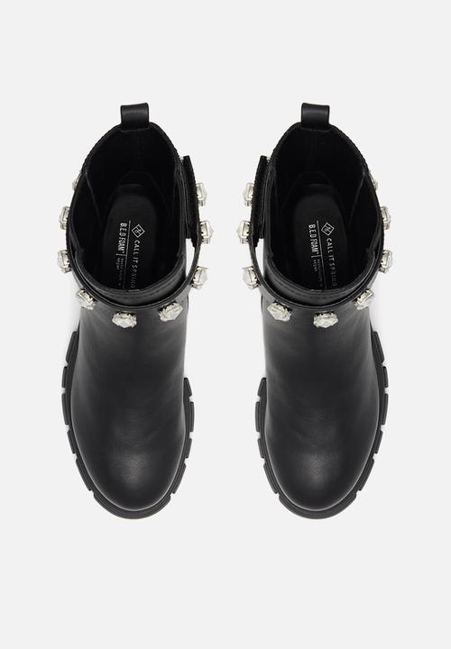 Call It Spring - Logann boot - open black