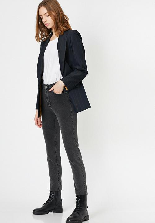 Koton - Light plain jean- black
