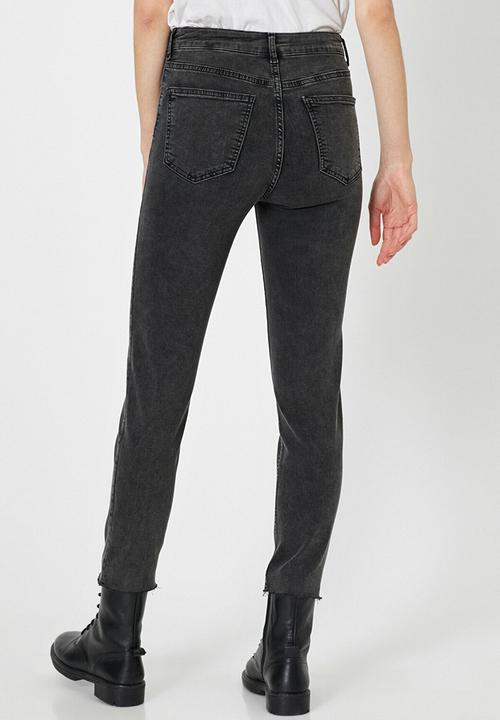 Koton - Light plain jean- black
