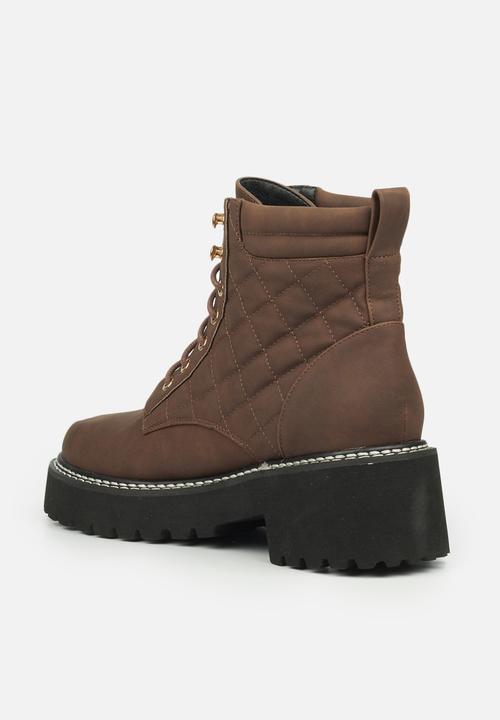 Rock & Co - Clash 1 lace up ankle boot - chocolate