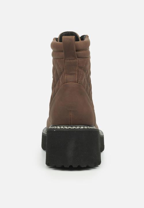 Rock & Co - Clash 1 lace up ankle boot - chocolate