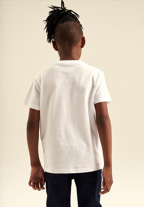 POLO - Boys classic short sleeve tee - white