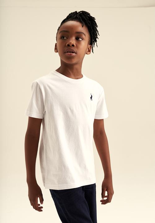POLO - Boys classic short sleeve tee - white