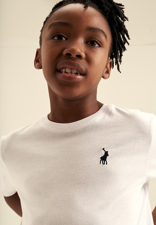 POLO - Boys classic short sleeve tee - white