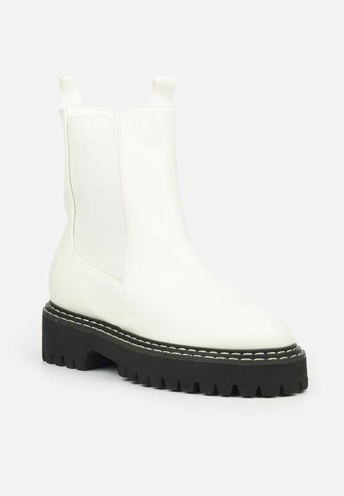 Rock & Co - Lash 1 chelsea boot - white