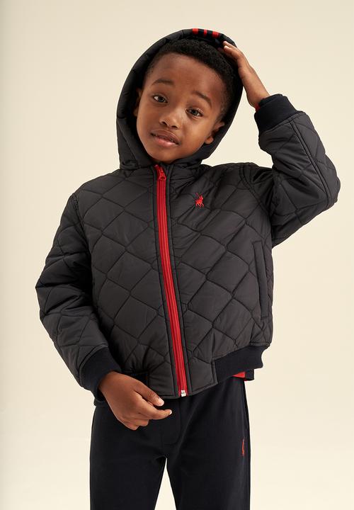 POLO - Boys hooded puffer jacket - navy