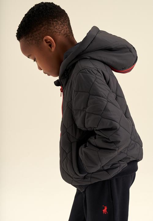 POLO - Boys hooded puffer jacket - navy