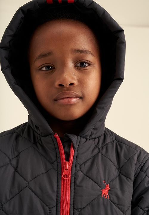 POLO - Boys hooded puffer jacket - navy