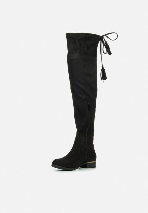 Miss Black - Hadar5 over the knee boot - black