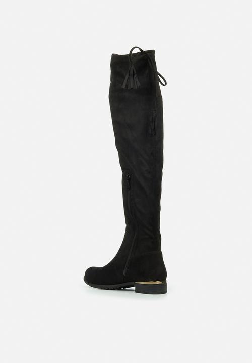 Miss Black - Hadar5 over the knee boot - black