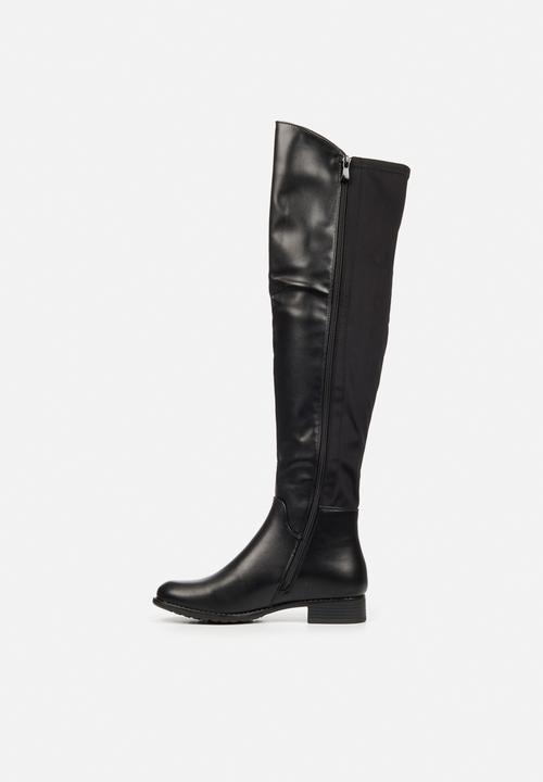 Miss Black - Hadar7 over the knee boot - black