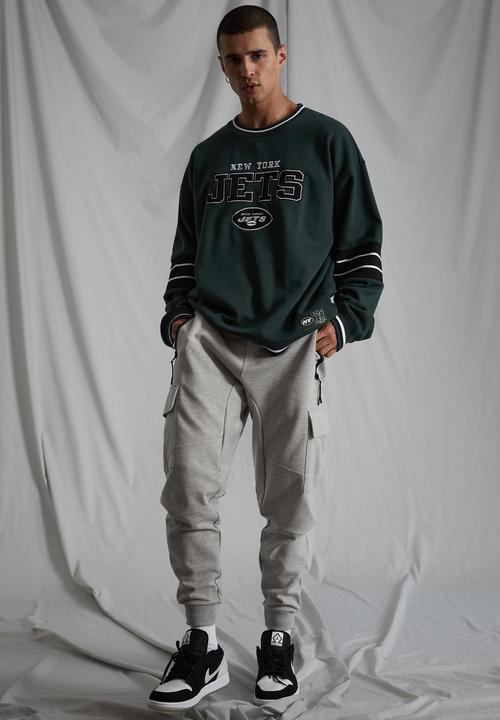 Factorie - Cargo tech track pant - light grey marle