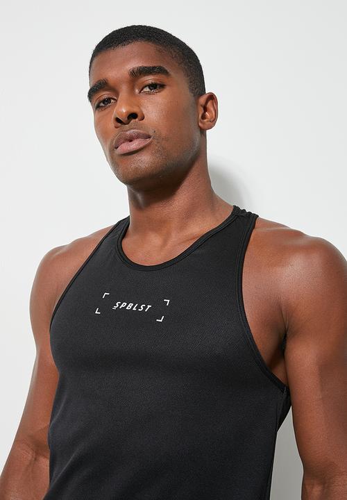 Superbalist - Racer back sports vest  - black