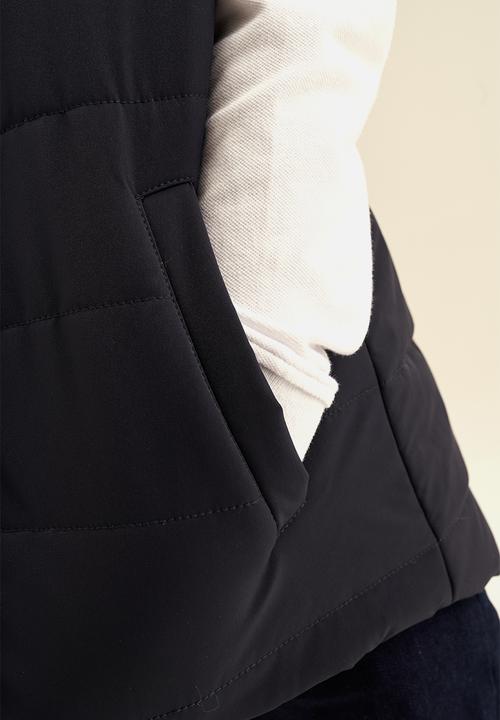 POLO - Boys sleeveless puffer jacket - navy