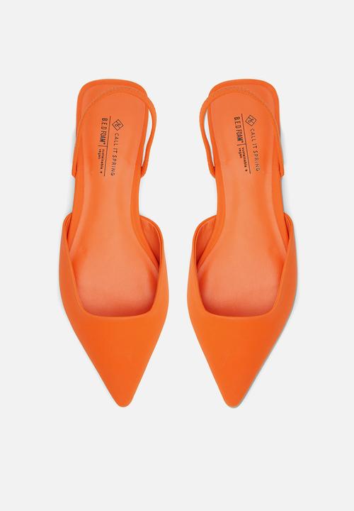 Call It Spring - Redefined slingback - bright orange