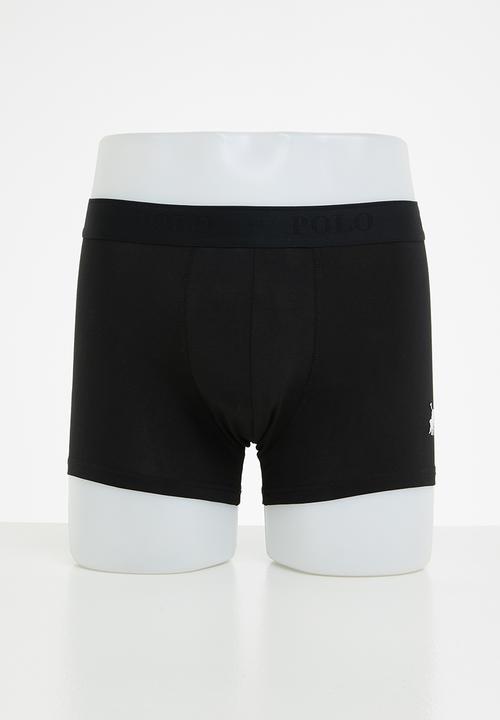 POLO - Men basic knit boxer 3pack - black