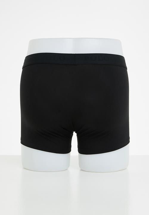 POLO - Men basic knit boxer 3pack - black