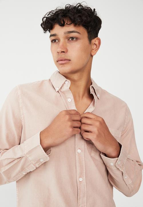 Cotton On - Mayfair long sleeve shirt - vintage pink haze