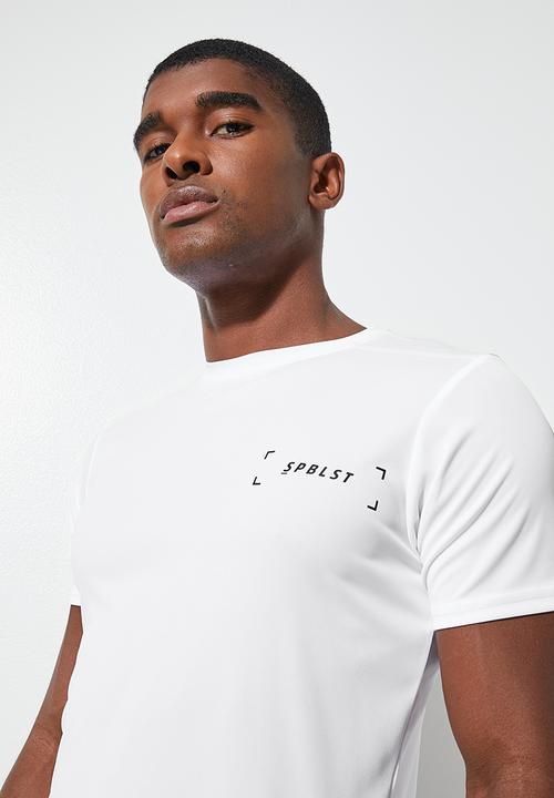 Superbalist - Slim fit sports tee - white