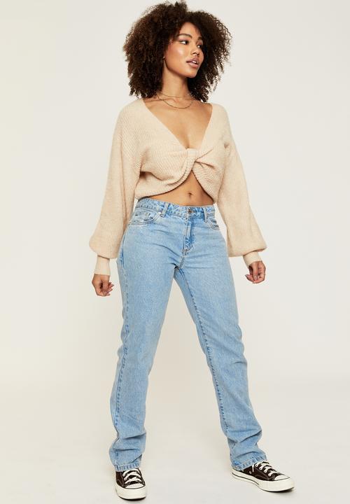 Supré  - Willow twist front knit - soft taupe