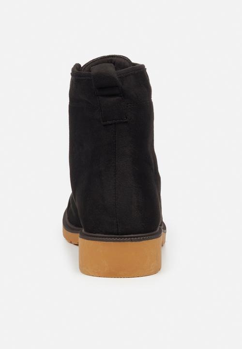 Butterfly Feet - Sussex 1  lace up ankle boot - black