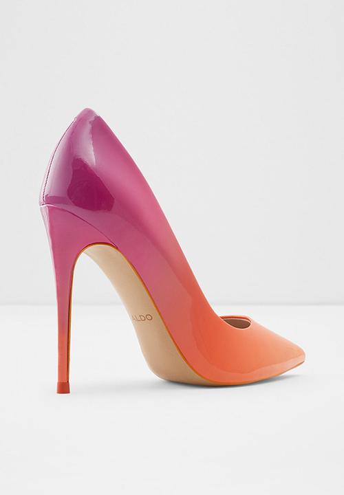 ALDO - Stessy court heel - orange & pink
